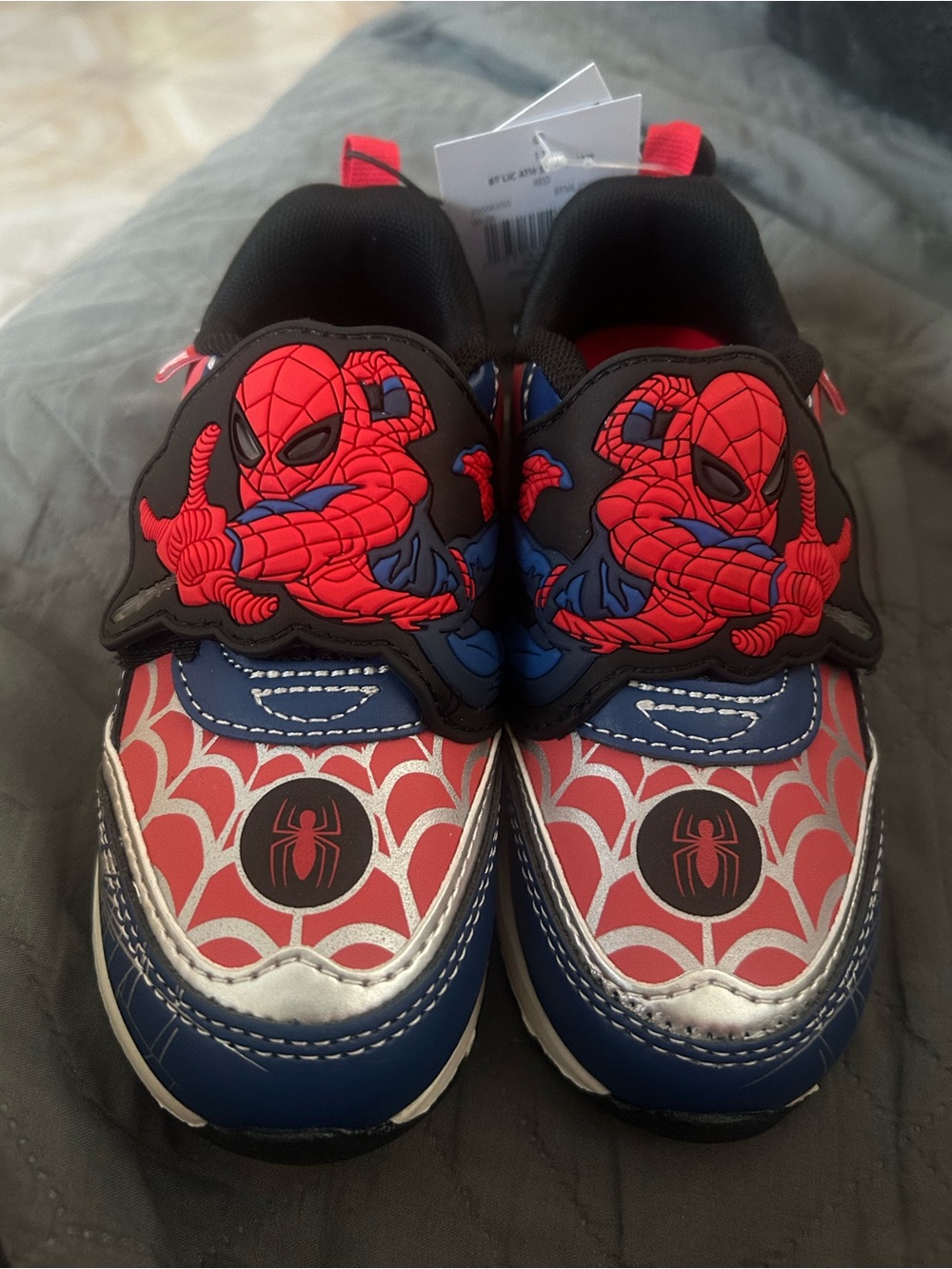 Marvel Kids Red and Blue Spider-Man Sneakers